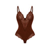 V-Neck Laced Bodysuit